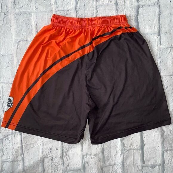 Cincinnati Bengals adult S pull on elastic waist flag  football shorts - Picture 5 of 5
